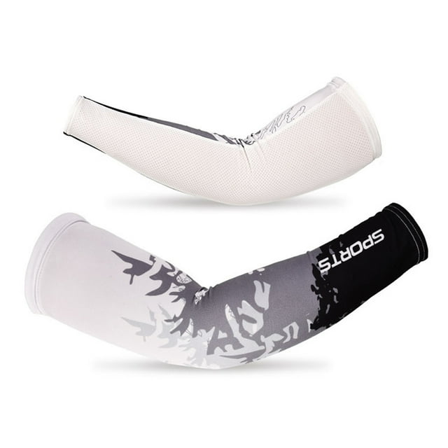 Manchons de Bras de Cyclisme en Tissu Glacé, Manchon de Basketball UV, Manchons de Bras de Course