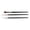 Black gold, variant on Necvior 3pcs Precise Angled Eyeliners Brush Set For Stylish Eye Makeup Soft Synthetic Bristles For Beginners And Professional