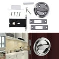 thumbnail image 5 of FOLOYORI 1Set Invisible Door Locks Square Shape Stainless Steel for Patio Sliding Bolt Protection, 5 of 8