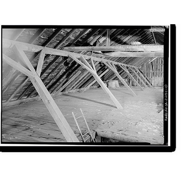 Historic Print, Steele Brothers Dairies, Cloverdale Ranch Barn, Pescadero vicinity, San Mateo County, CA - 10, 16" x 20"