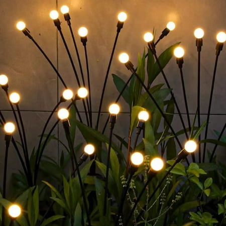 

GUDEBAI Solar Light Outdoor Waterproof Solar LED Swing Light Lawn Lamp Garden Firefly Floor Lamp Firework Solar Light For Garden Decoration Landscape