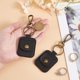 thumbnail image 3 of 2 Pcs Leather Ring Holder Ring Keeper Case Travel Pouch for Wedding Ring Engagement Ring Pouch Ring Bearer Gym Pouch for Jewelry Storage Black, 3 of 5