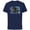 Navy, variant on Star Wars Yoda Quote When You Look at the Dark Side - Short Sleeve Cotton T-Shirt for Adults - Customized-Black