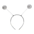 thumbnail image 2 of Diadema Baoblaze Antena Marciana Bola Sombreros Alien Plata, 2 of 8
