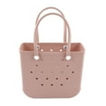 thumbnail image 3 of Beach Bags For Women, Large Capacity Sandproof Waterproof Non Slip Bottom Rubber Tote Bag  For Camping Pink, 3 of 8