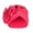 Hot Pink, variant on Women Flower Turban Hat - Three Flower Frill Design Stretch Headwrap, Elegant Stocking Stuffers, For Casual Wear Or Special Occasions Christmas Gifts for Teens