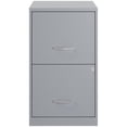 thumbnail image 3 of Space Solutions 18"D 2 Drawer Metal File Cabinet -  Gray/Platinum, 3 of 7