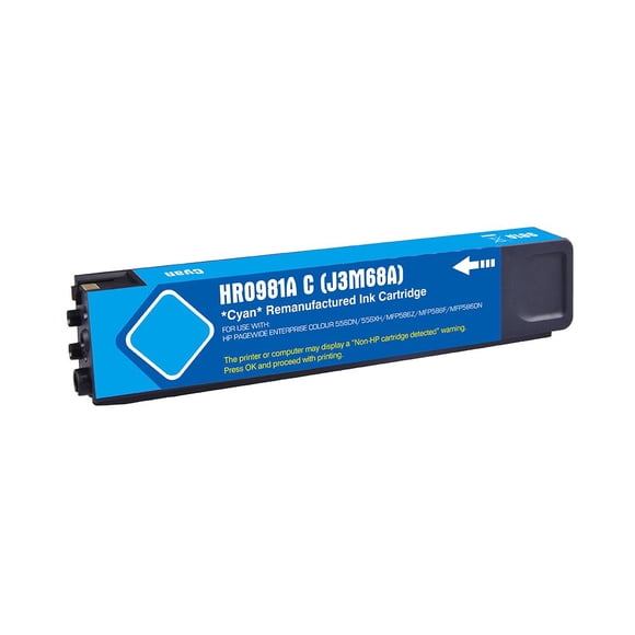 Compatible HP 981A J3M68A Cyan Ink Cartridge (PageWide) By Superink