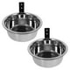thumbnail image 3 of juegos de comederos elevados para perros que ahorran espacio y se montan en la pared. Comedero de acero inoxidable para perros. Cuencos colgantes para comida y agua., 3 of 5