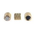 thumbnail image 3 of 3pcs Electric Guitar Bass Dome Control Caps Knobs Screw Button / , en, as described Golden, 3 of 7