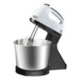 thumbnail image 1 of Batidor de huevos, batidor electrónico ajustable de acero inoxidable para el hogar, batidor de Mezclador de alimentos para crema, enchufe estadounidense de 110V, 1 of 5