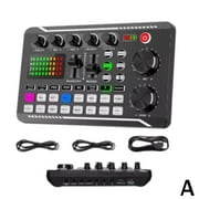 Live Sound Card with DJ Mixer Effects, Voice Changer & Multiple Recording Modes for Live Streaming, Singing Broadcast and Gaming
