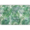 thumbnail image 3 of FREEAM Palm Tree Non Slip Area Rug for Living Dinning Room Bedroom Kitchen, 4' x 6'(48 x 72 Inch), Watercolor Tropical Leaves Nursery Rug Floor Carpet Yoga Mat, 3 of 6