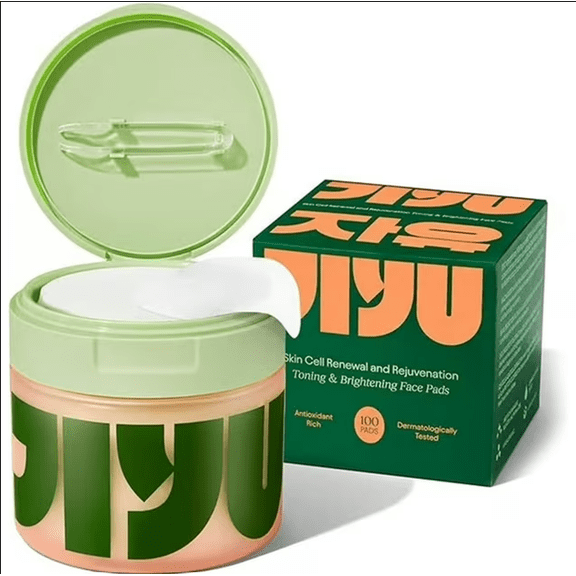 JiYu Toning Polish Pads - Korean Skincare for Dark Spots