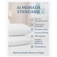 thumbnail image 3 of Almohadas Estándar Lisas Lujo Hoteleras 100% Algodón 2 Pzas Modelo Blanco liso, 3 of 4