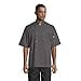 thumbnail image 3 of Uncommon Threads 0415-6409 South Beach Chef Coat Short Sleeve in Slate - 5XLarge, 3 of 4