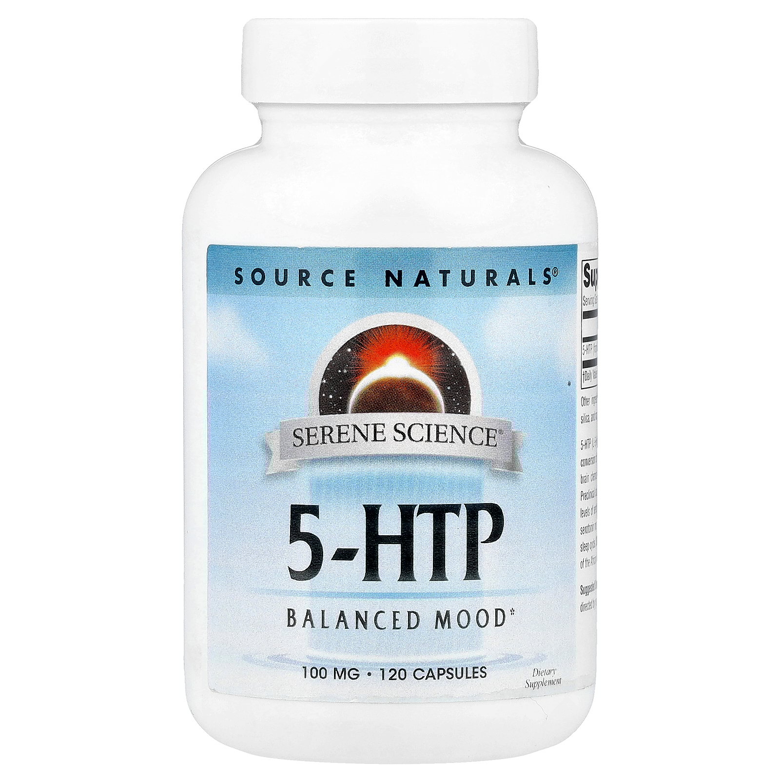 Source Naturals 5-HTP 100mg, 120 capsule
