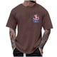 thumbnail image 2 of Tops para hombre, blusas y camisas de cuello redondo y manga corta para hombre, blusas casuales de cuello redondo con estampado de moda para hombre, blusas de cuello redondo y manga corta para hombre., 2 of 4