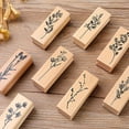 thumbnail image 3 of 8PCS Crafts Diy Arts Home Vintage Grass Plants Wooden Rubber Stamps Standard Stamp Scrapbooking 8PCS, 3 of 8