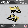 thumbnail image 2 of Kalair GFX Graphics Kit for Kawasaki KLX110, KLX110R/RL (2010-2024) Usa Series, 2 of 5