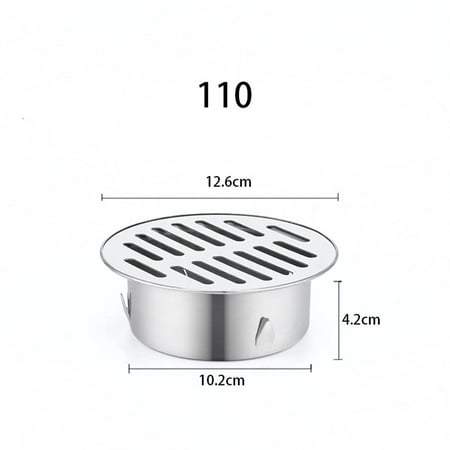 

Fule Stainless Steel Balcony Drainage Roof Round Floor Drain Cover Rain Pipe Cap