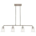 thumbnail image 2 of Woodbridge Lighting Elliot 4-Light Metal Linear Pendant in Antique Nickel, 2 of 5