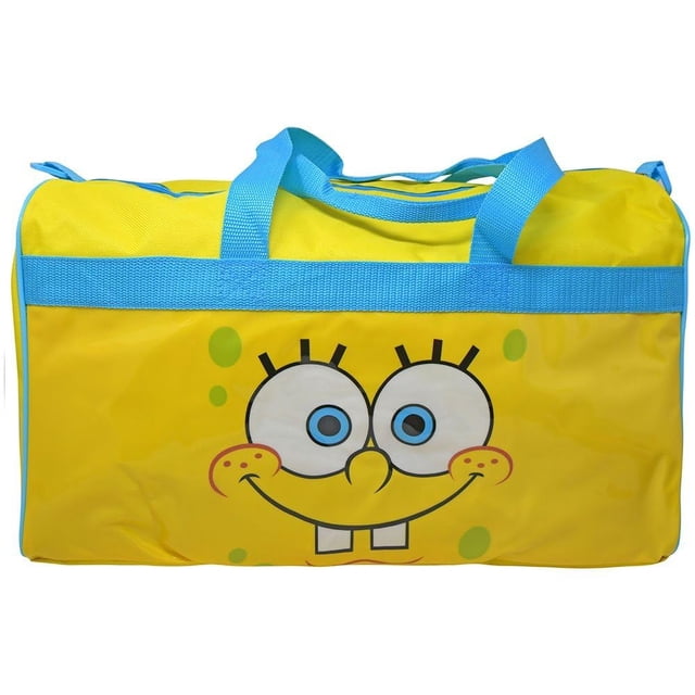 Bolsa de lona Nickelodeon unisex para niños, color amarillo, Bob Esponja, tamaño mediano