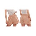 thumbnail image 2 of Suagox Women Striped Shorts, Elastic Waist Casual Shorts Summer Streetwear for Daily Date, 2 of 10