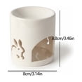 thumbnail image 2 of RYDCOT Ceramic Essential Oil Burner Wax Melt Burners,Aromatherapy Aroma Burner,Ceramic Tea Light Candle Holder,Oil Diffuser for Home Bedroom Decor (1pcs), 2 of 5
