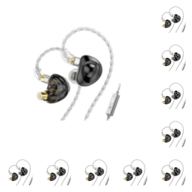 Seitruly auriculares con cable auriculares deportivos mano de obra accesorios para juegos equipo para correr regalo de cumpleaños negro / sin Negro/Sin micrófono 10piezas
