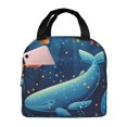 thumbnail image 1 of Easygdp Whimsical Underwater Fantasy Bolsa Térmica Premium - Tela Oxford Impermeable, Gran Capacidad, Bolsillo Frontal, Unisex para Trabajo, Escuela, Actividades al Aire Libre y Picnics, 1 of 8