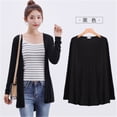 thumbnail image 3 of Korean Fashion 2019 spring Summer Autumn new women's long sleeved Modal cardigan air conditioning sweater coats PZ1755, 3 of 6