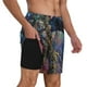 thumbnail image 2 of Fotbe Rainbow Astronaut Space Landscape Traje de Baño para Hombre – Shorts de Natación de Secado Rápido con Forro y Bolsillos-Medium, 2 of 6