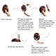 thumbnail image 3 of Peluca corta de pelo humano real Yuyangstore mezcla de color flequillo oblicuo Peluca llena calor bien, 3 of 8