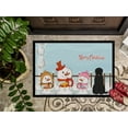 thumbnail image 3 of Carolines Treasures BB2357JMAT Merry Christmas Carolers Black Russian Terrier Indoor or Outdoor Mat, 24 x 0.25 x 36 in., 3 of 4