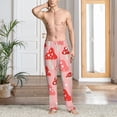 thumbnail image 6 of Lsque Cute Mushroom1 Print Men's Pajama Pants, Lounge Pant - Comfortable Home Wear,Elastic Waistband, Stylish Design-Small, 6 of 9