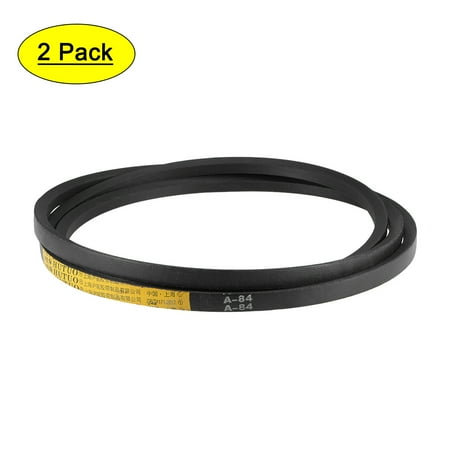 

A84 V-Belts 84 Mid-Perimeter A-Section Rubber Drive Belt 2pcs