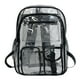 thumbnail image 1 of Mochila para Ordenador Portátil Bolso Escolar PVC Transparente Con Múltiples Bolsillos Viajes Al Aire Libre, 1 of 9
