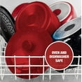 thumbnail image 6 of Granite Stone 5Qt Dutch Oven Ultra-Durable Mineral & Diamond Nonstick Coating Dutch Oven, Red, 6 of 8