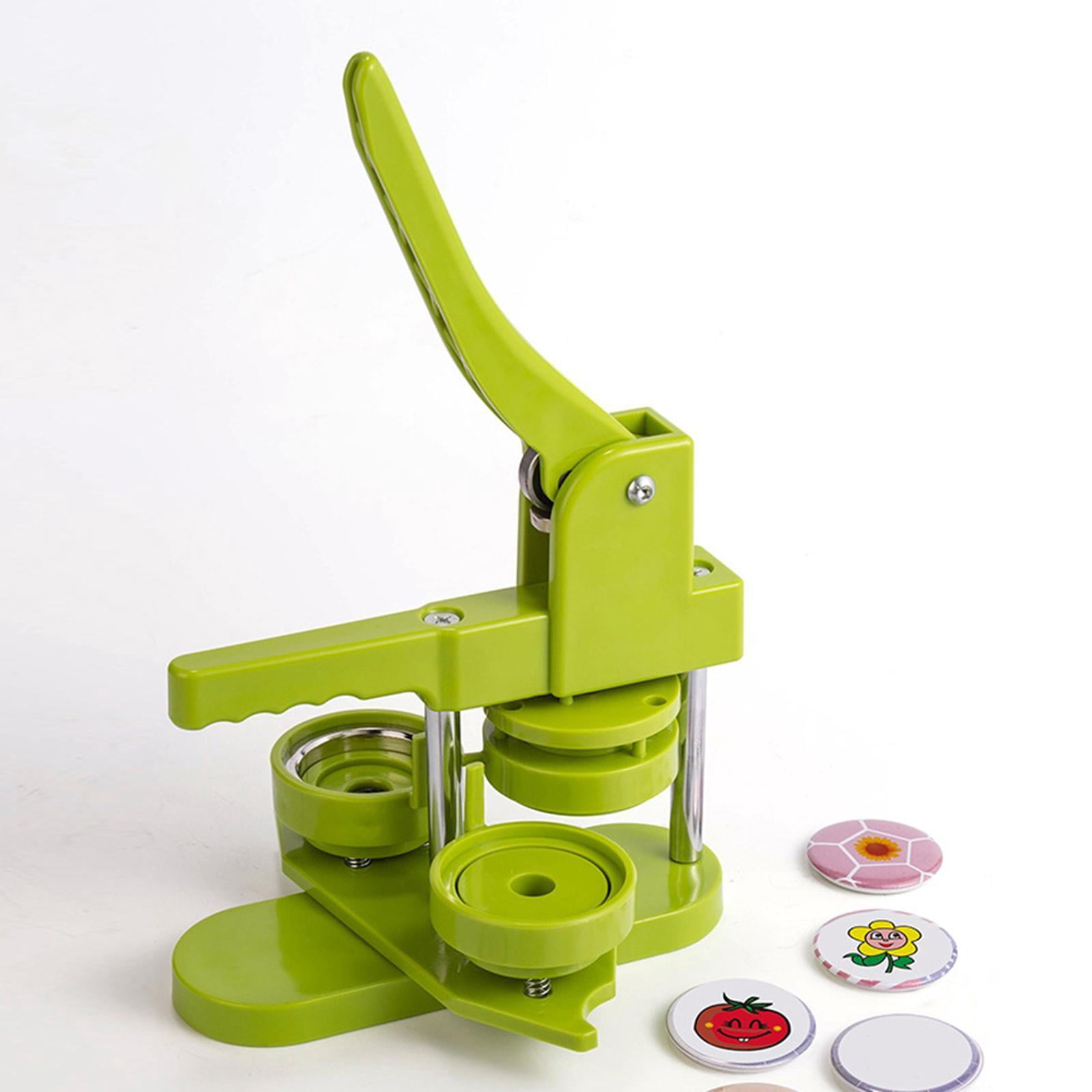 Badge Button Maker Machine w/ Die Set Making Pin Button Press Cutter Circle Button Badge Machine Badge Button 44mm