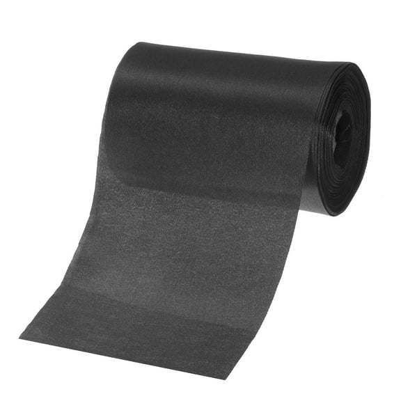 Uxcell 4 Inches x 24 Yards Black Satin Ribbon for Gift Decoration, Polyester