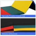 thumbnail image 5 of YRLLENSDAN Large Gymnastics Mat Folding Gym Mat for Kids Leather Tumbling Mat for Gymnastics for Home Schooling and Daycare Cheer Mat Thick Exercise Mat for Home Workout 4×8 ft,Colourful, 5 of 13