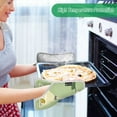 thumbnail image 2 of Yayeee Pot Holders Kitchen Heat Resistant with Pocket 7"x9.8" Cotton Oven Cooking Hot Pads, Light Green Martini, 2 of 7