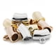 thumbnail image 3 of 50 cuentas espaciadoras con agujeros grandes para colgantes Oro, 3 of 9