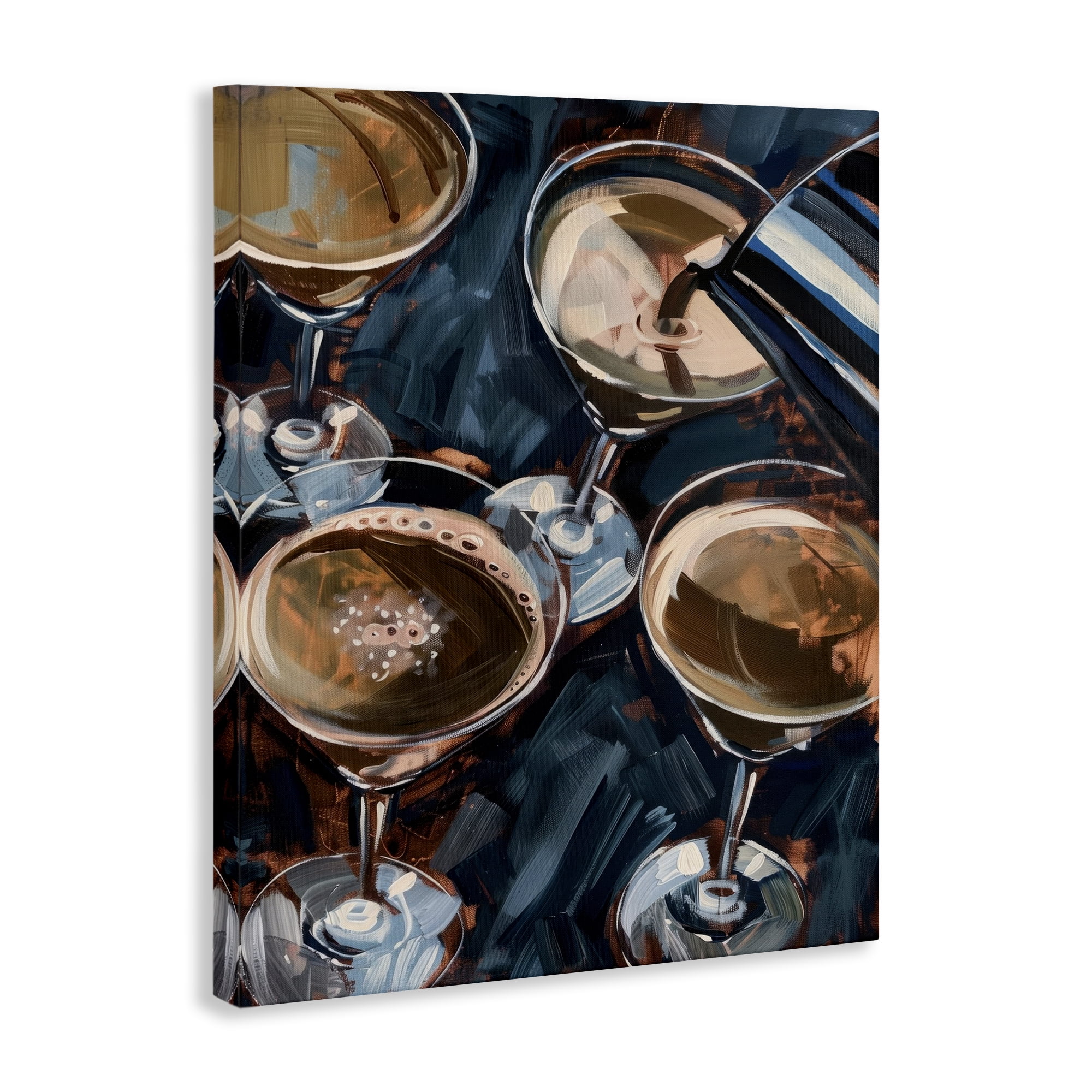 Stupell Industries Pouring Espresso Martini Food & Beverage Painting Wrapped Canvas Art Print Wall Art, 16 x 20