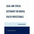 thumbnail image 2 of Legal And Ethical Dictionary For Mental Health Professionals, 2 of 3