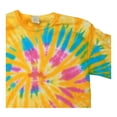 thumbnail image 2 of Colortone Womens Rainbow Tie-Dye Short Sleeve Heavyweight T-Shirt, 2 of 2