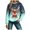 Mint Green, variant on Futezty Christmas Sweatshirts for Women Novelty Funny Santa Xmas Tree Graphic Pullover Tops Loose Casual Fleece Shirts