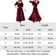 thumbnail image 2 of Vestido largo de cintura alta para mujer Vestido elegante y ajustado para ir al trabajo Ygjytge Vino rojo T S para Mujer, 2 of 9