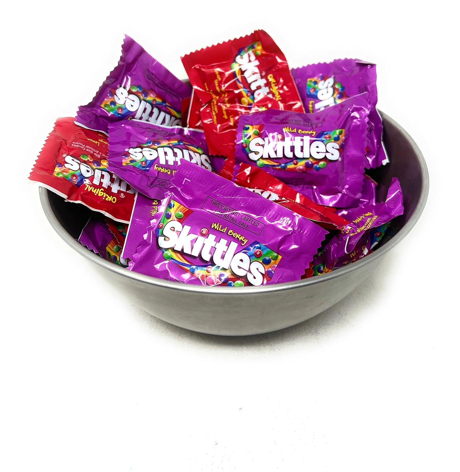 Skittles Candy Variety Mix Pack – Wild Berry & Original, Individually Wrapped Fruit Chews – Party, Office, Pinata Filler (2 Pounds)
